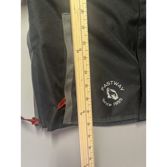 Fastway Motorcycle Jacket Mens Small Black Touring Armor Reflective CE EN1621 - Picture 16 of 16